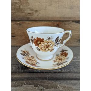 Vintage Queen Anne Bone China Teacup and Saucer Made in England